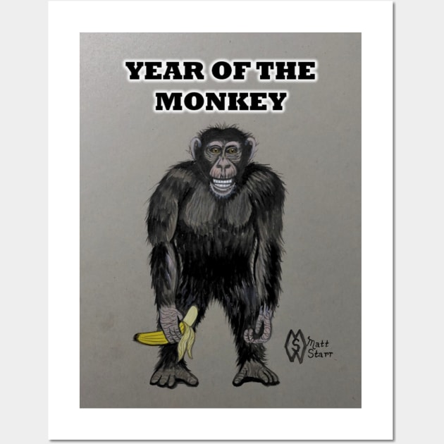 Year of the Monkey Wall Art by Matt Starr Fine Art